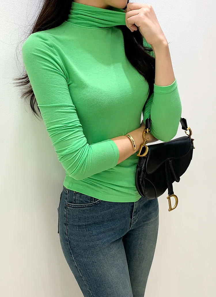 ストレッチハイネックTシャツ | minagram | 詳細画像1