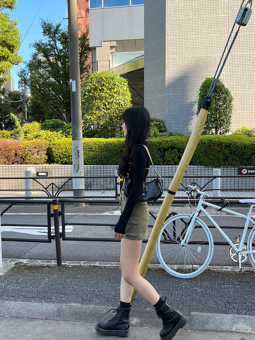 パンツ裏地ミリタリーミニスカート | 詳細画像5