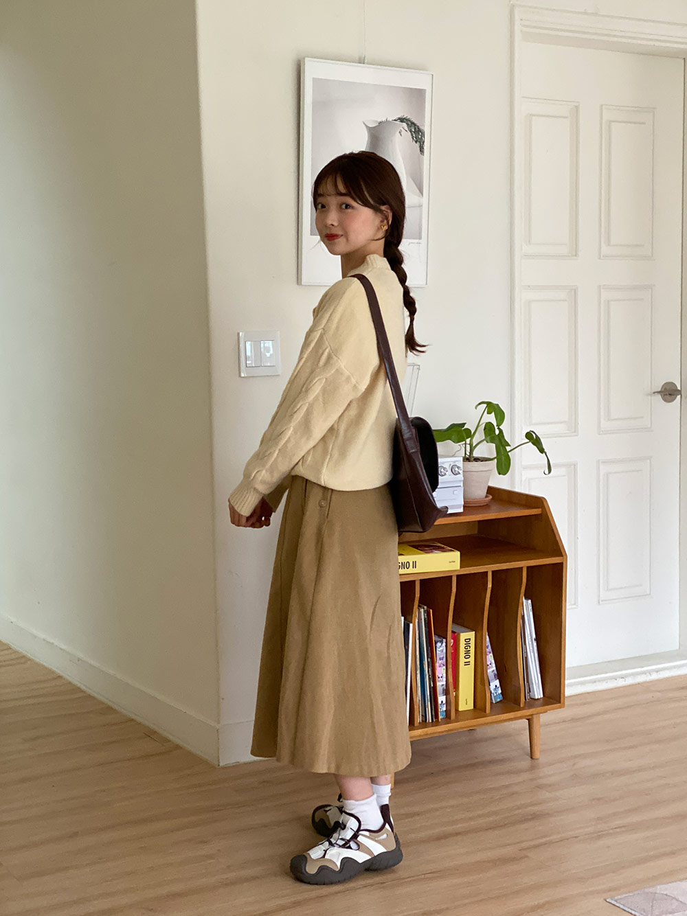 ルーズ ニットカーディガン 全2色 r-3704 ルーズニットカーディガン▪️HAND MADE | c h é m e