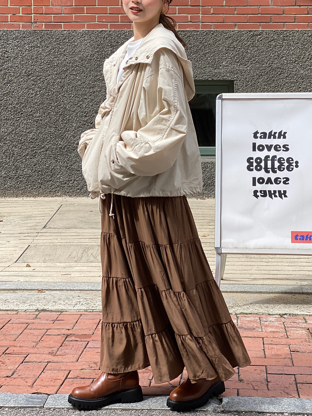 ロングティアードスカート | 詳細画像6