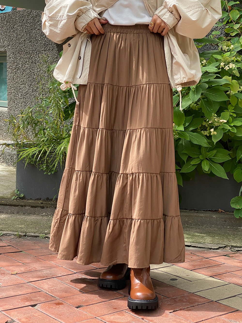 ロングティアードスカート | 詳細画像18