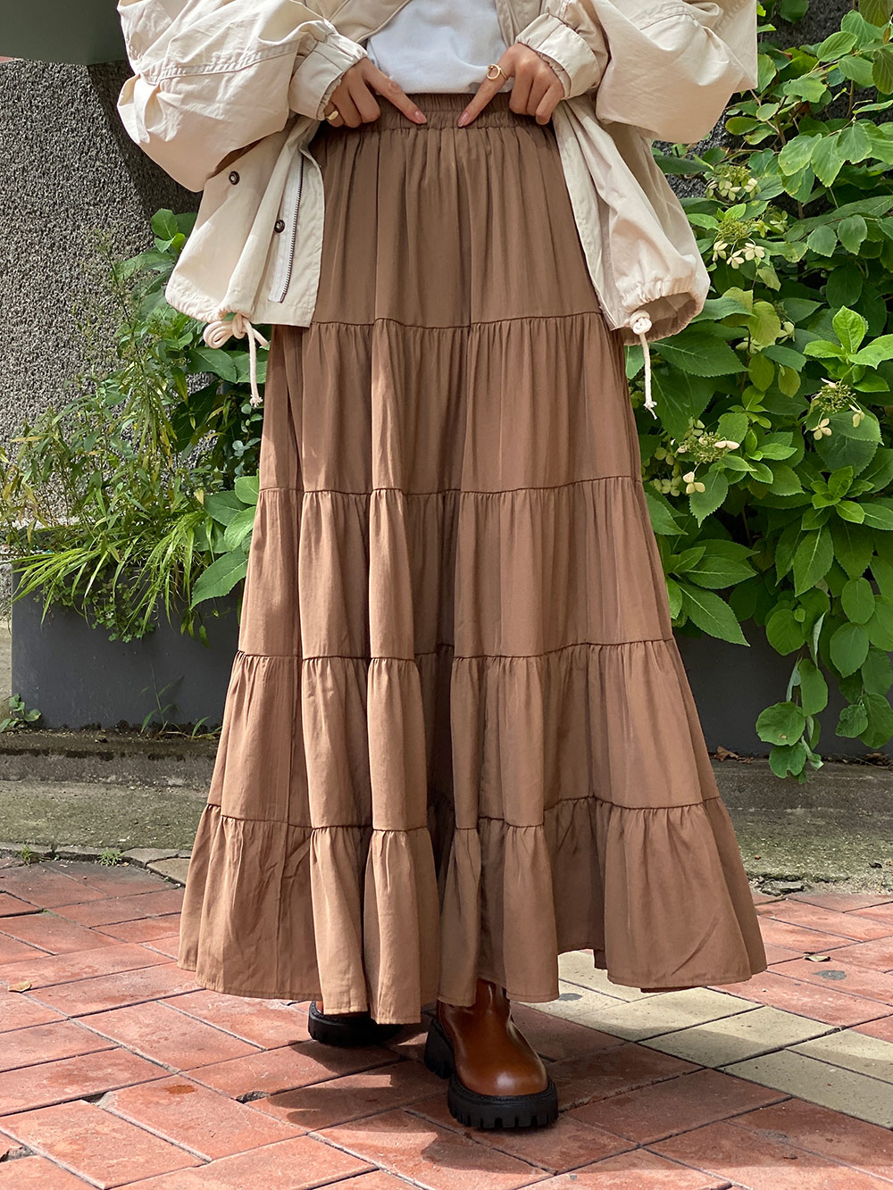 ロングティアードスカート | 詳細画像19