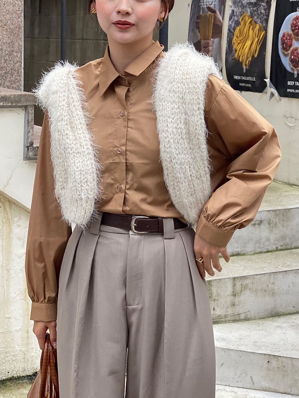 ベルト付ワイドスラックス | 詳細画像11