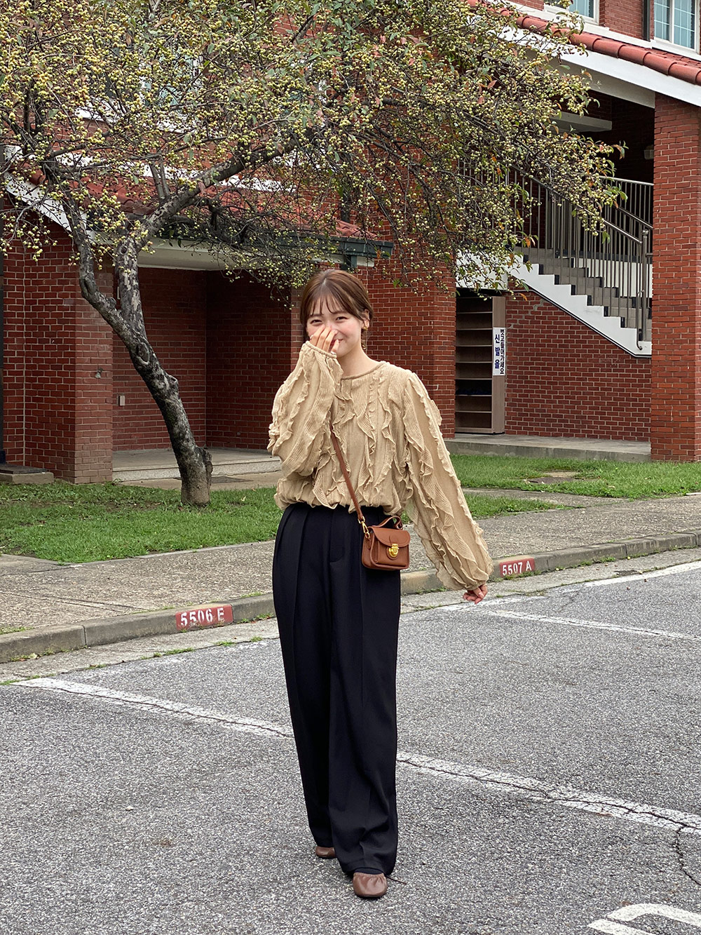 ベルト付ワイドスラックス | 詳細画像23