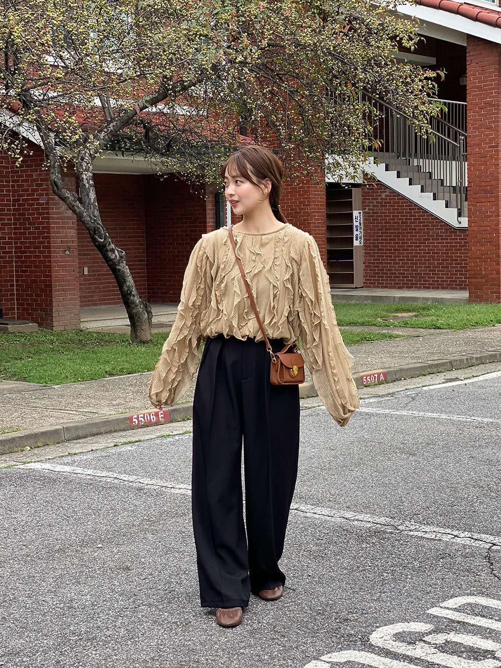 ベルト付ワイドスラックス | 詳細画像27