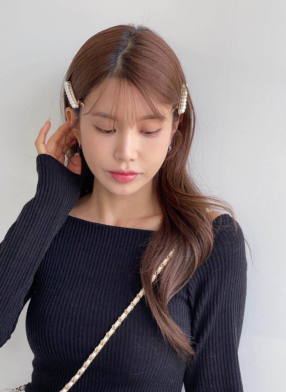 フェイクパールヘアクリップ2SET | DHOLIC | 詳細画像11