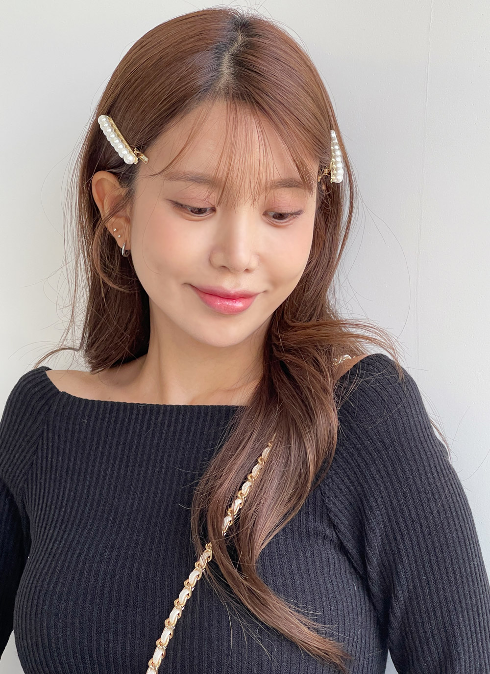 フェイクパールヘアクリップ2SET | DHOLIC | 詳細画像12