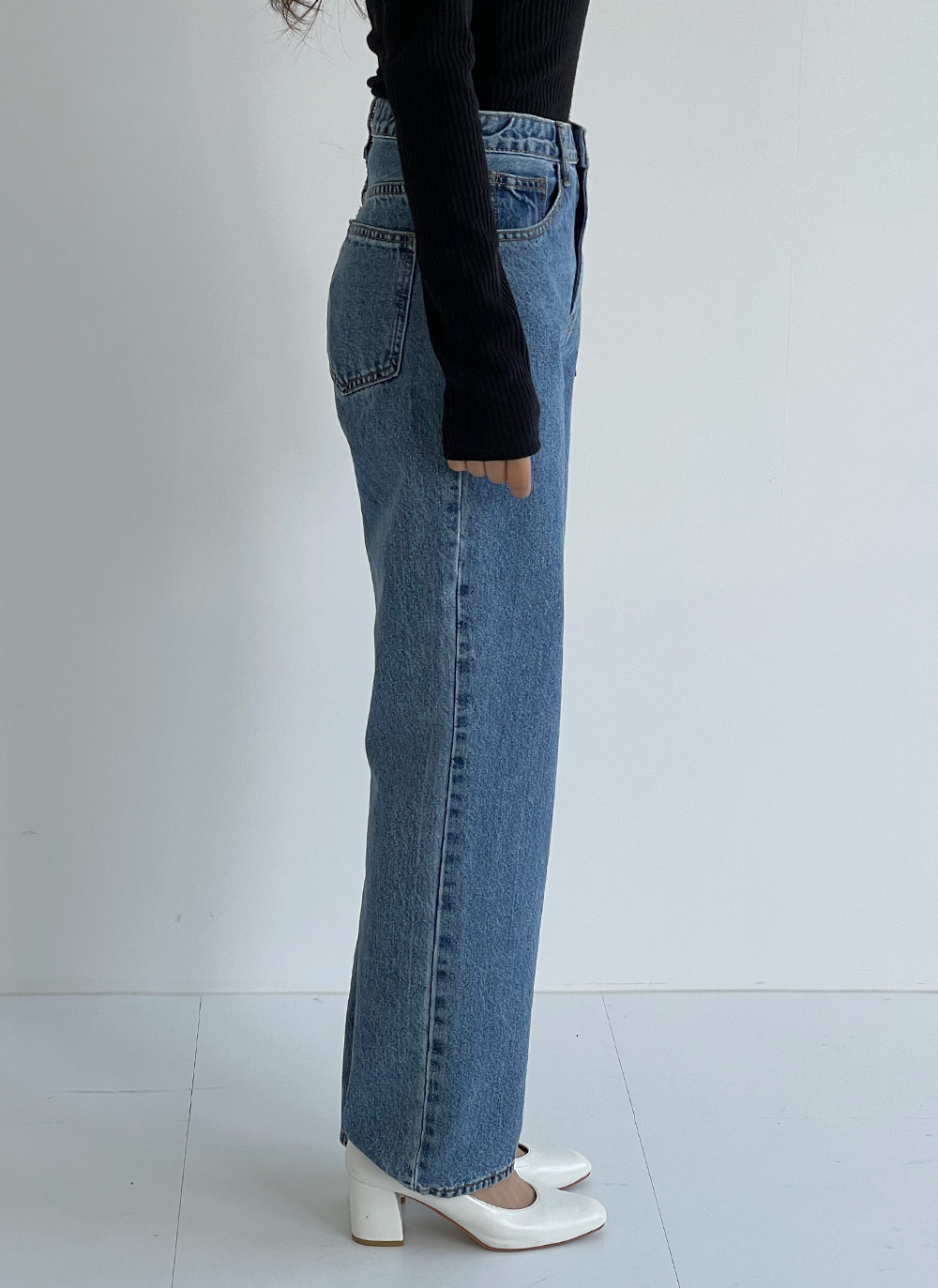 ハイウエストストレートデニムパンツ | DHOLIC | 詳細画像15