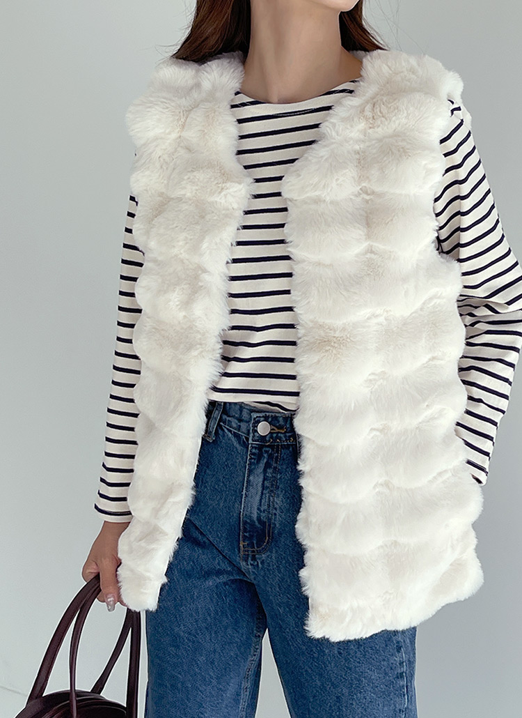 ウェーブエコファーベスト | レディースファッション通販 - DHOLIC