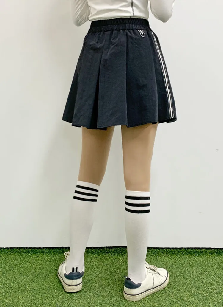 ライン配色プリーツスカートパンツ | voer | 詳細画像1