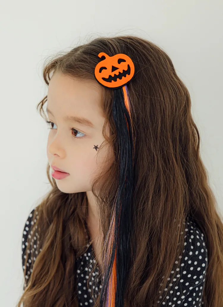 ハロウィンパンプキンストラップヘアピン | 詳細画像1