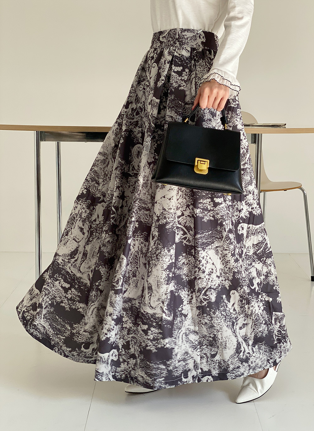 トワルドジュイイージーフレアスカート | DHOLIC | 詳細画像3