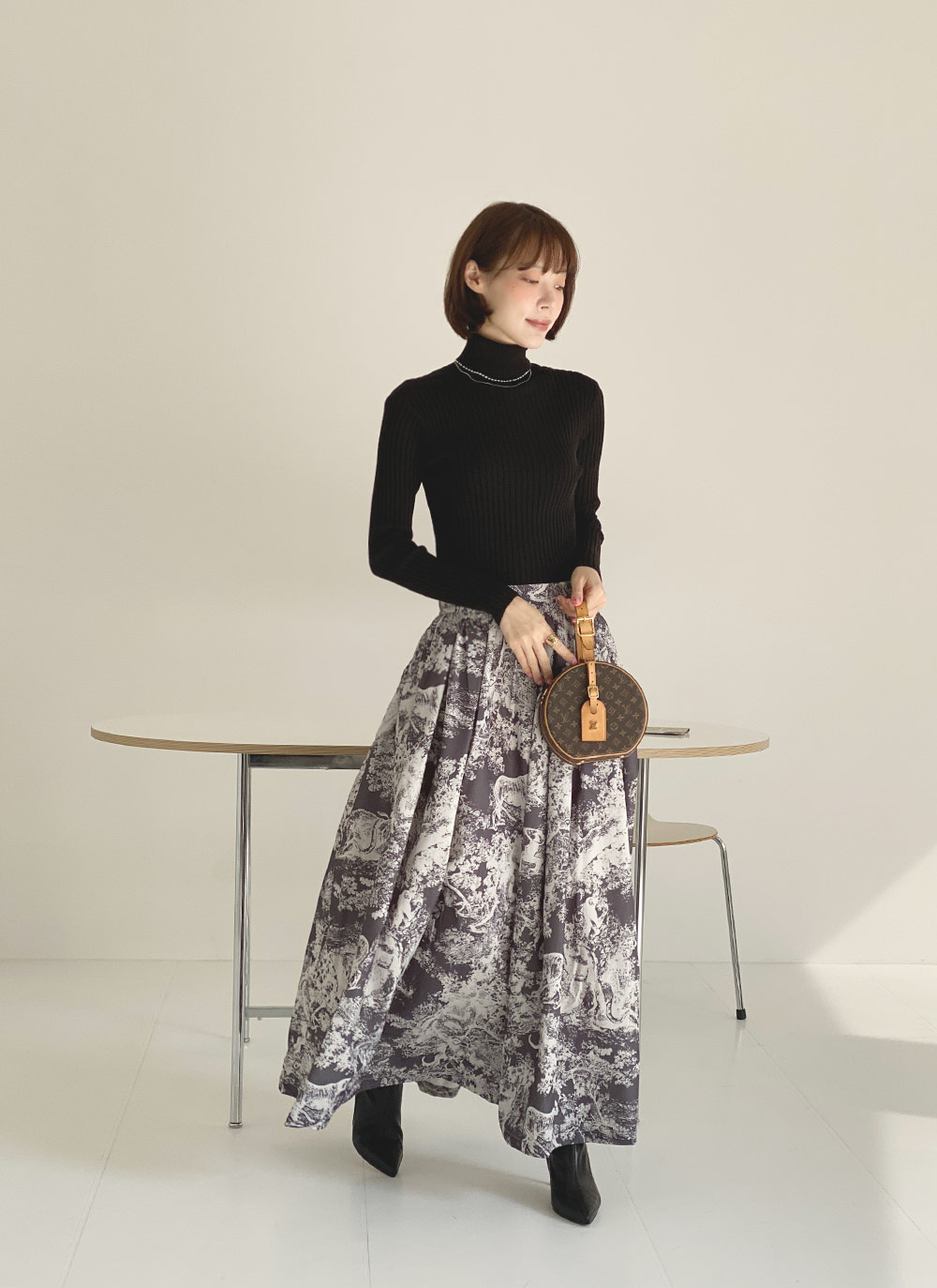 トワルドジュイイージーフレアスカート | DHOLIC | 詳細画像5