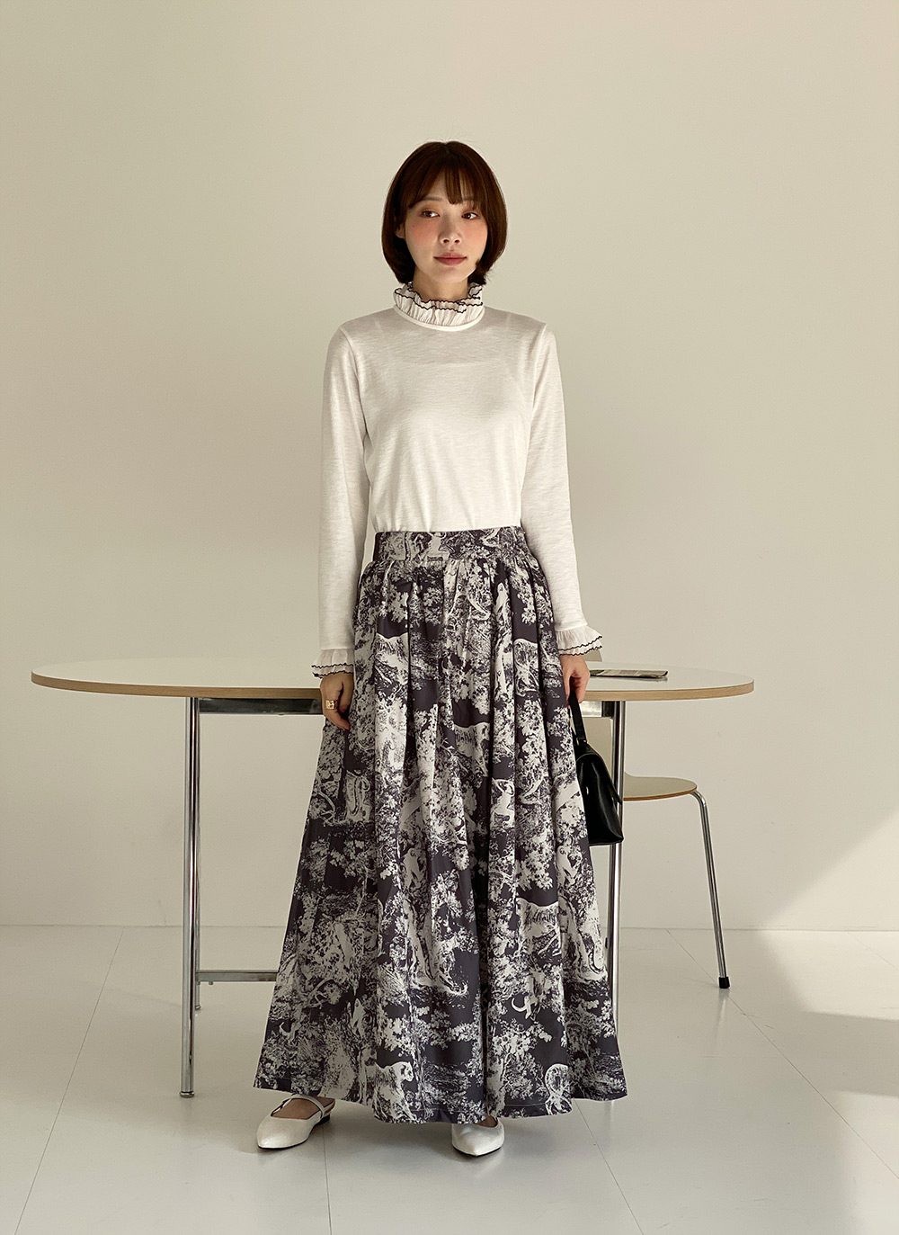 トワルドジュイイージーフレアスカート | DHOLIC | 詳細画像14