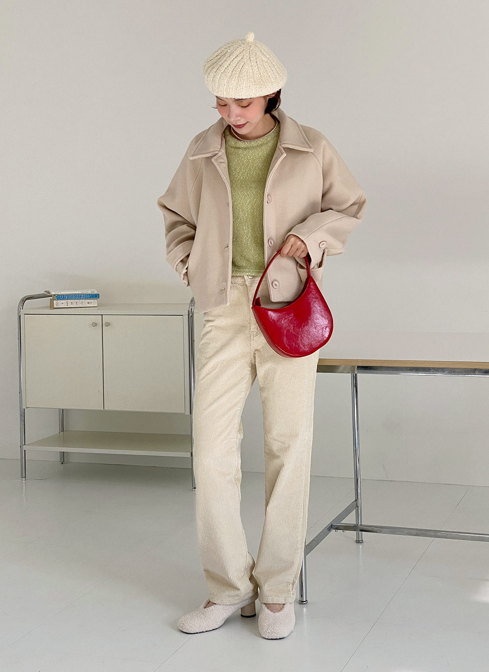 カラーラグランショートジャケット | DHOLIC | 詳細画像11