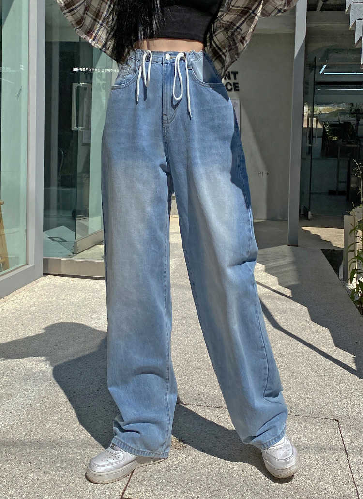 3TYPEドロストワイドデニムパンツ | レディースファッション通販 - DHOLIC