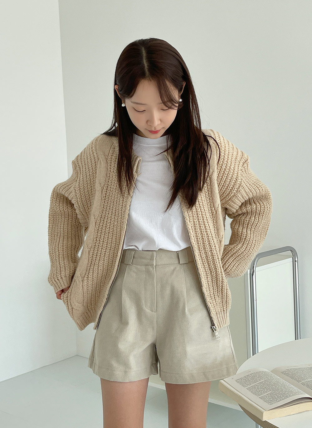 裏起毛コットンショートパンツ | DHOLIC | 詳細画像6