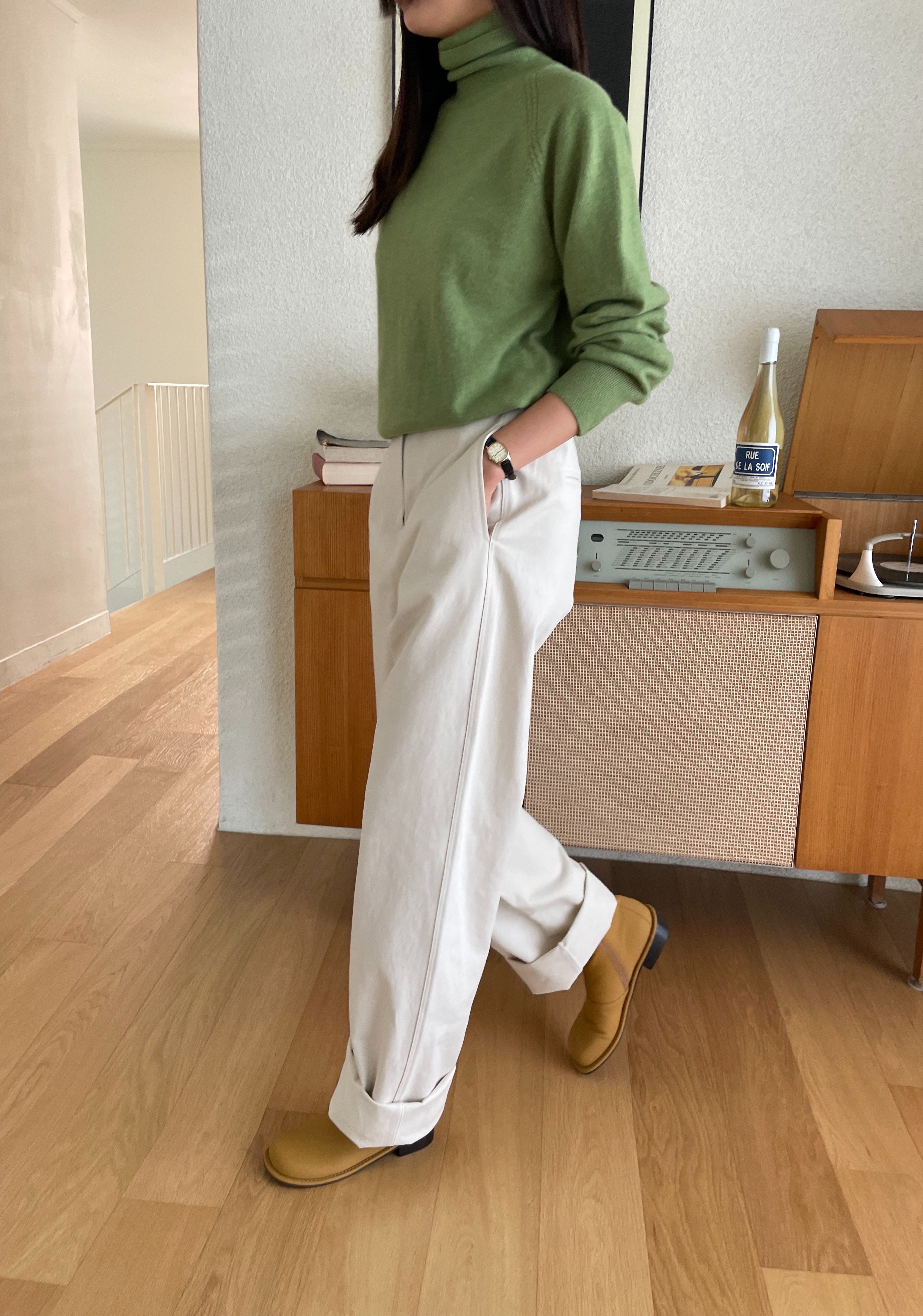 フェイクレザーステッチアンクルブーツ | 詳細画像8