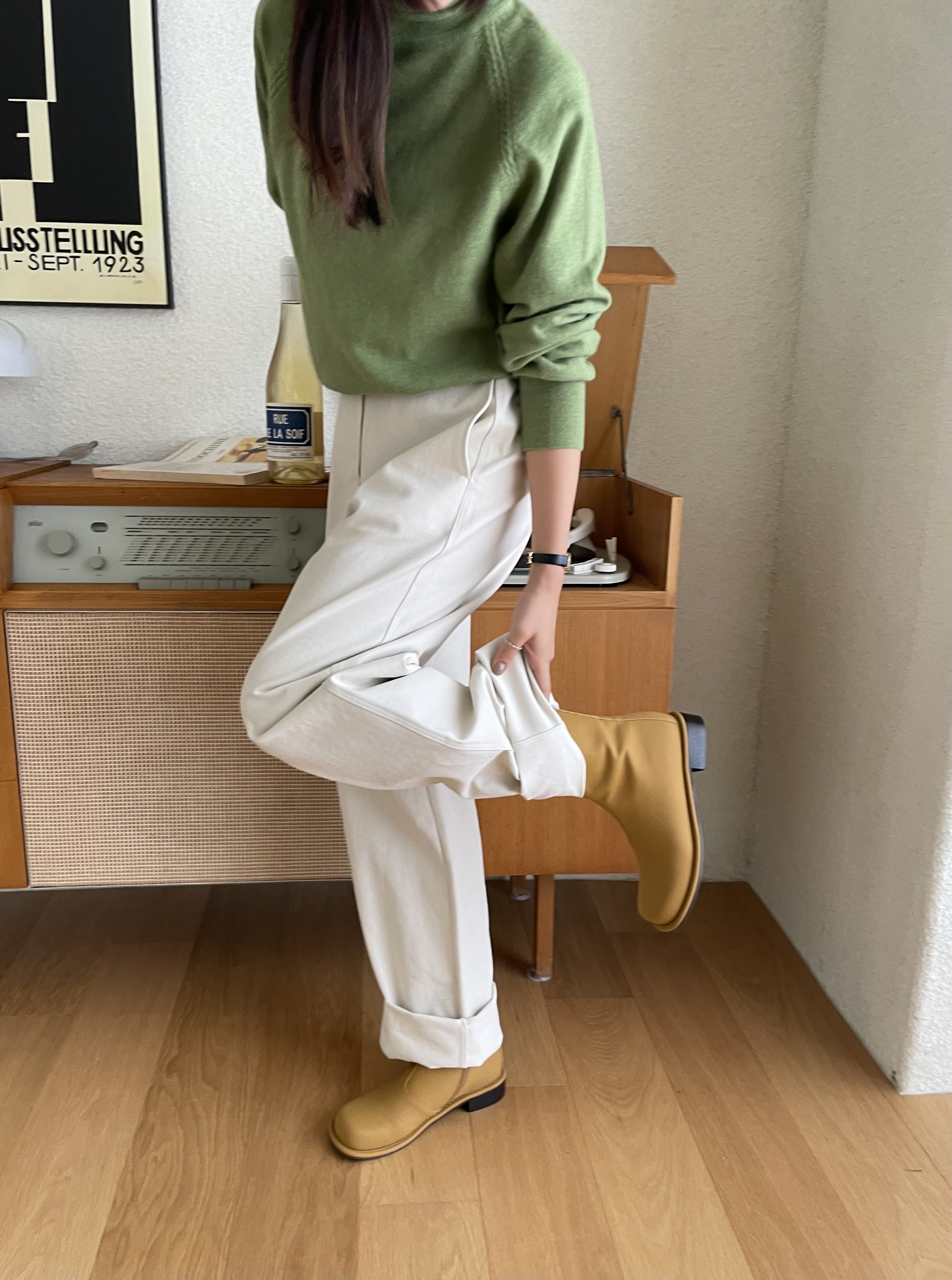 フェイクレザーステッチアンクルブーツ | 詳細画像13