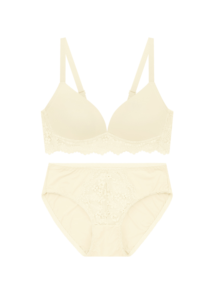 レースノンワイヤーブラ上下SET | レディースファッション通販 - DHOLIC