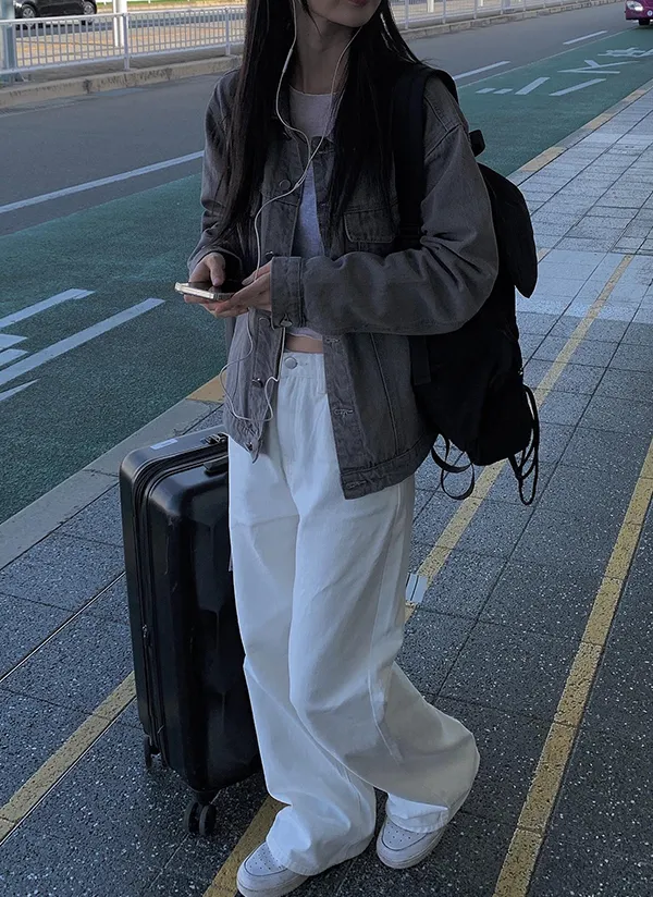 ベーシックワイドパンツ | anyonemore | 詳細画像1