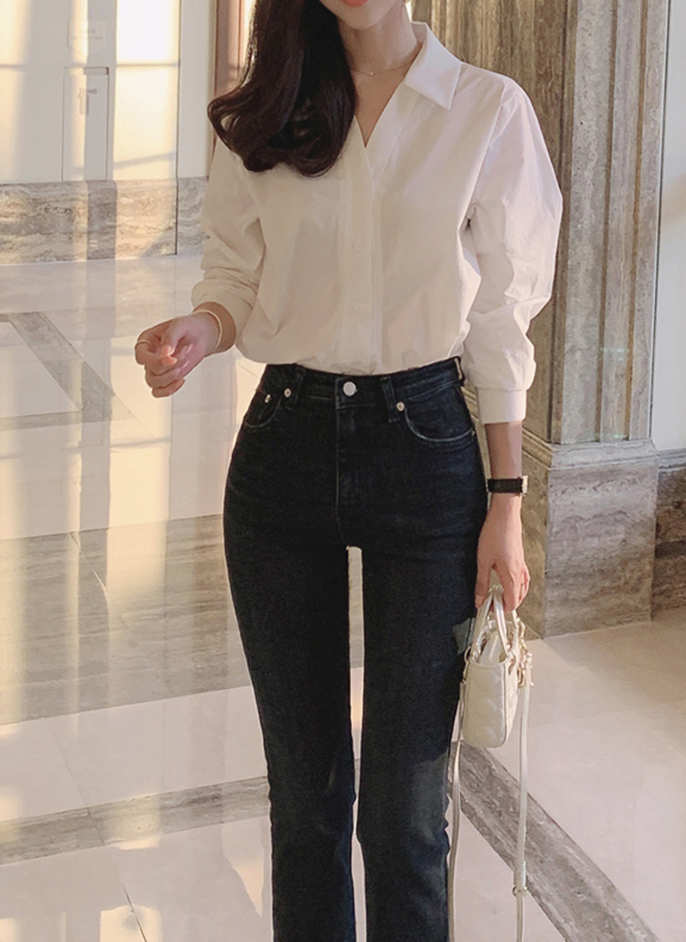 スキッパーサイドタックシャツ | レディースファッション通販 - DHOLIC