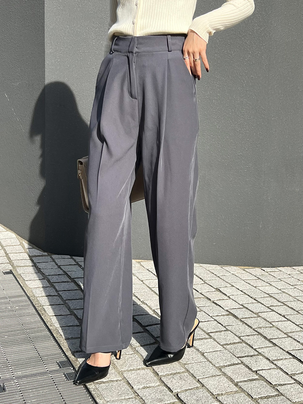 *再入荷*3TYPEハイウエストスラックス | 詳細画像3