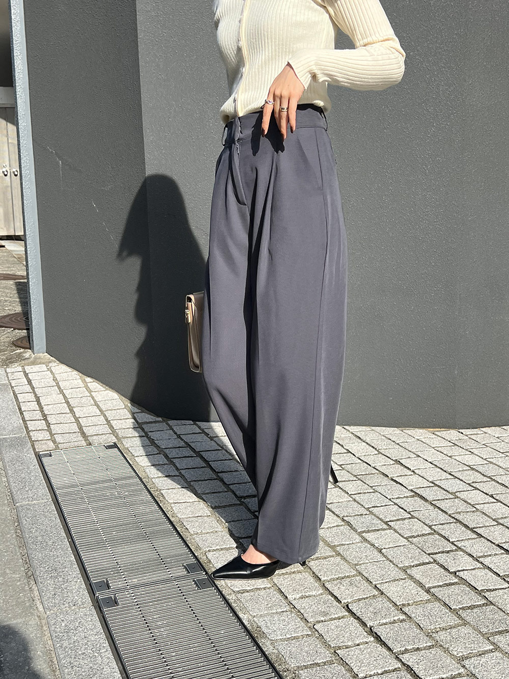 *再入荷*3TYPEハイウエストスラックス | 詳細画像4