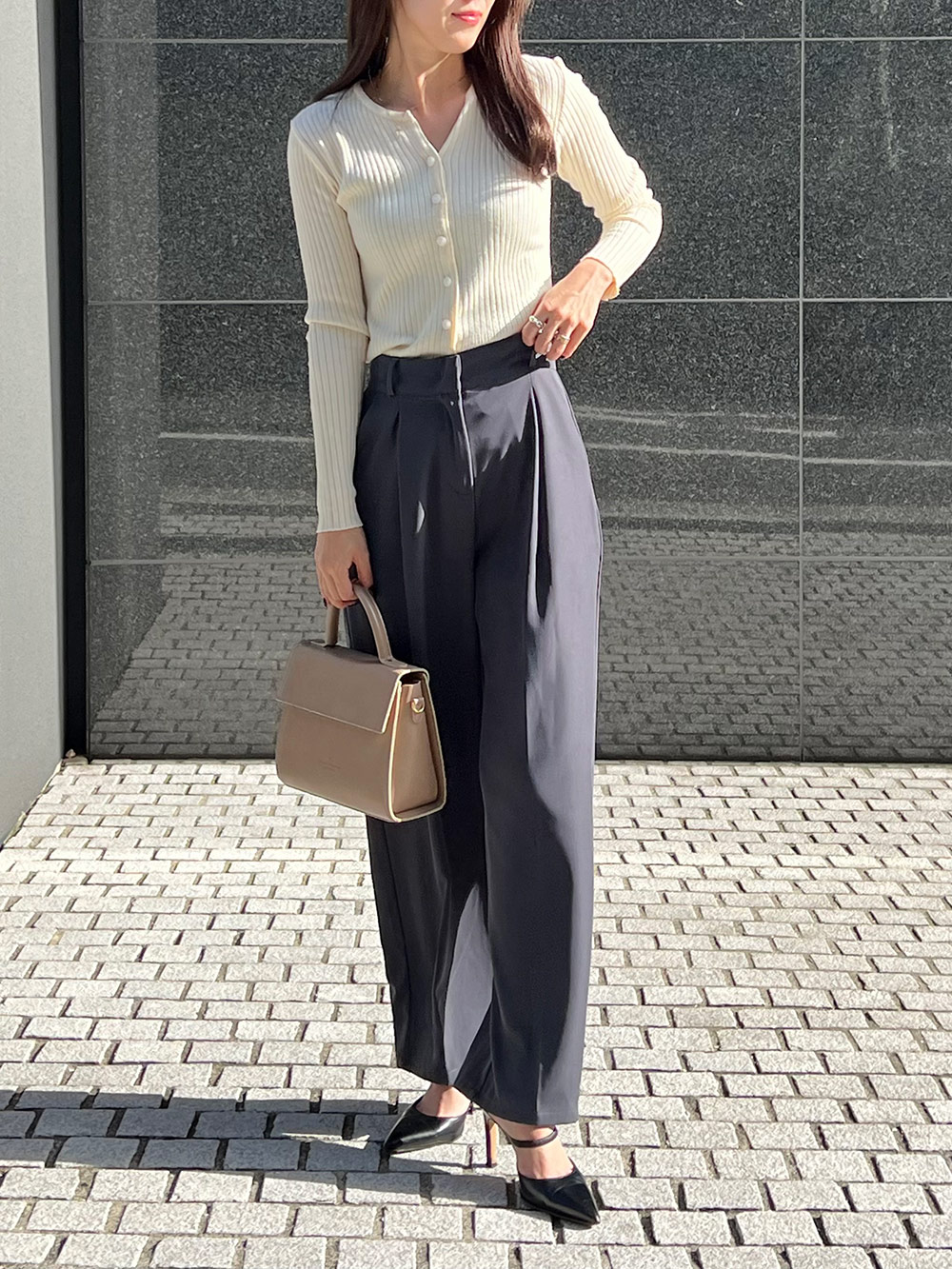 毎年人気◎ディーホリック ニットカーディガン セール】【SHOPLIST styled by DHOLIC 限定】クルーネック ニット