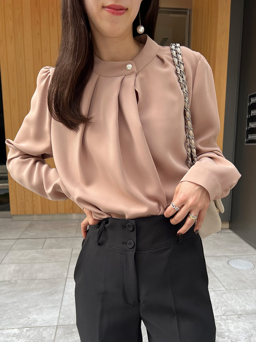 フェイクパールブラウス | 詳細画像3