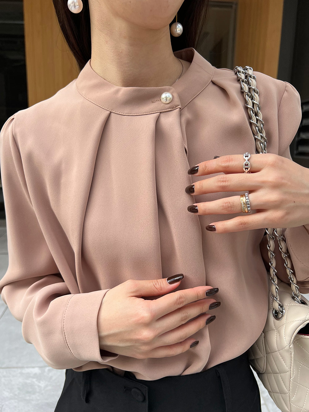 フェイクパールブラウス | 詳細画像14