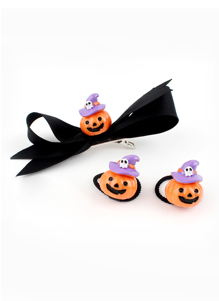 ハロウィンパッチンピン☆ヘアゴムセット ハロウィンパッチンピン☆ヘアゴムセット