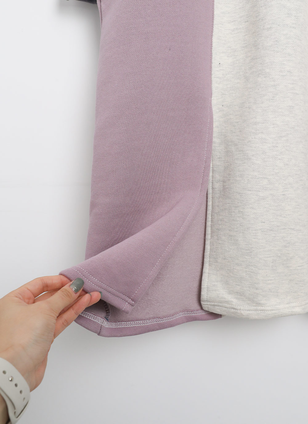 裏起毛配色スリットワンピース | DHOLIC | 詳細画像19