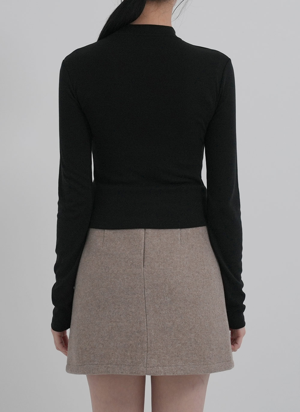 カットアウトハーフネックTシャツ | DHOLIC | 詳細画像4