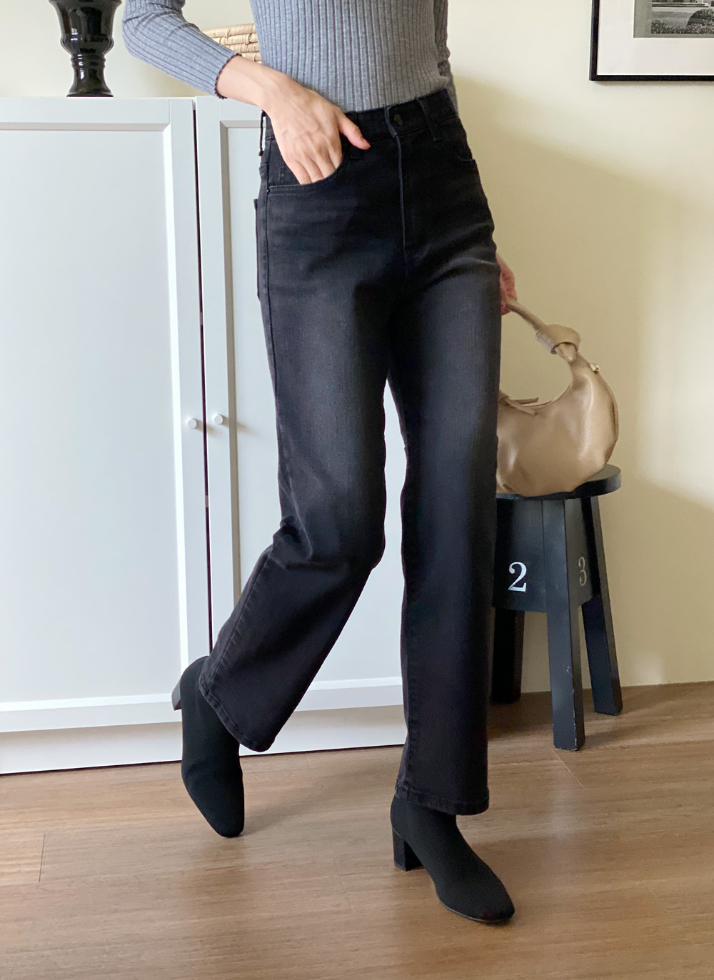 イージーストレートデニムパンツ | DHOLIC | 詳細画像6
