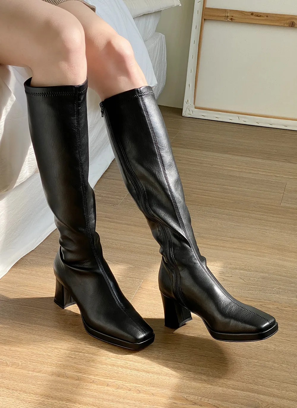 新品・お値下げ】PIPPICHICK ブラックパテントレザー いいかげん 