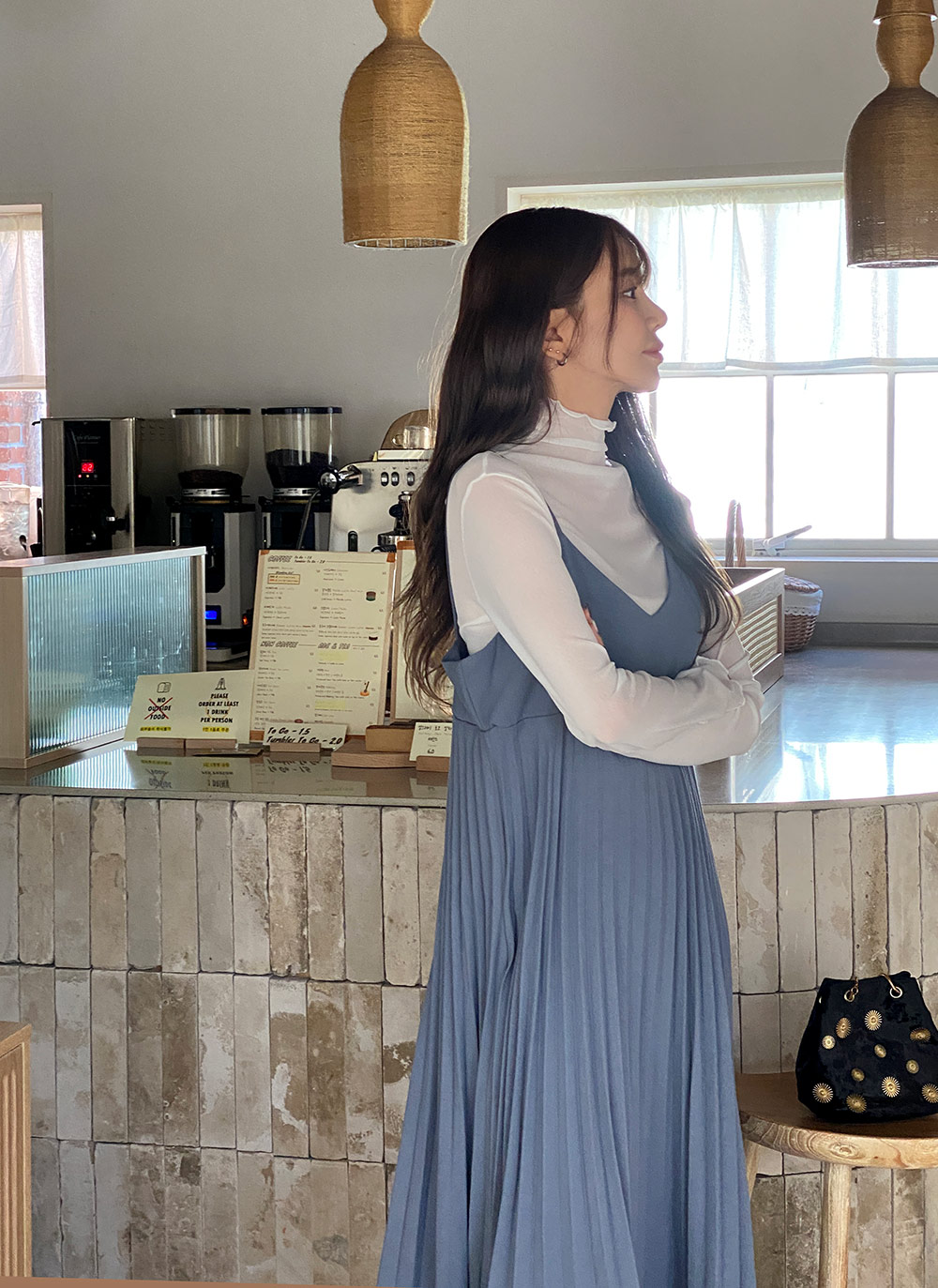 プリーツキャミワンピース | レディースファッション通販 - DHOLIC