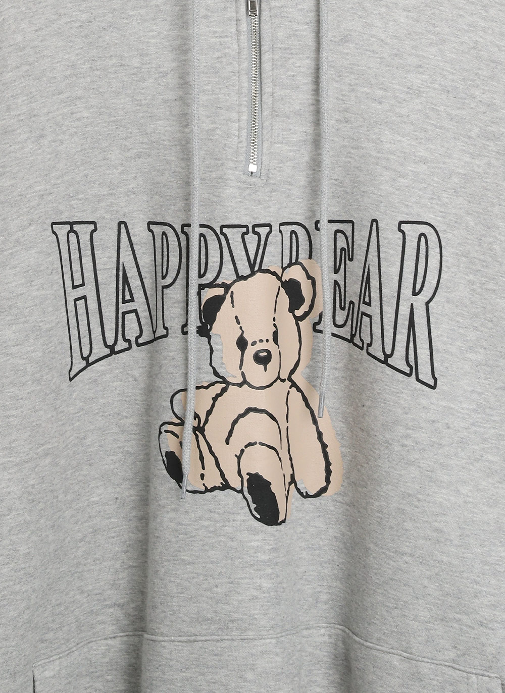 ストリング付裏起毛ジップBEARパーカー | DHOLIC | 詳細画像19