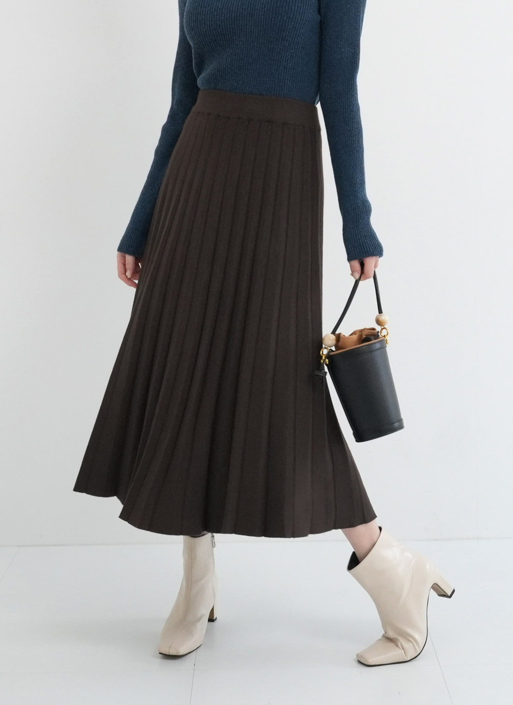 ニットプリーツスカート | DHOLIC | 詳細画像7