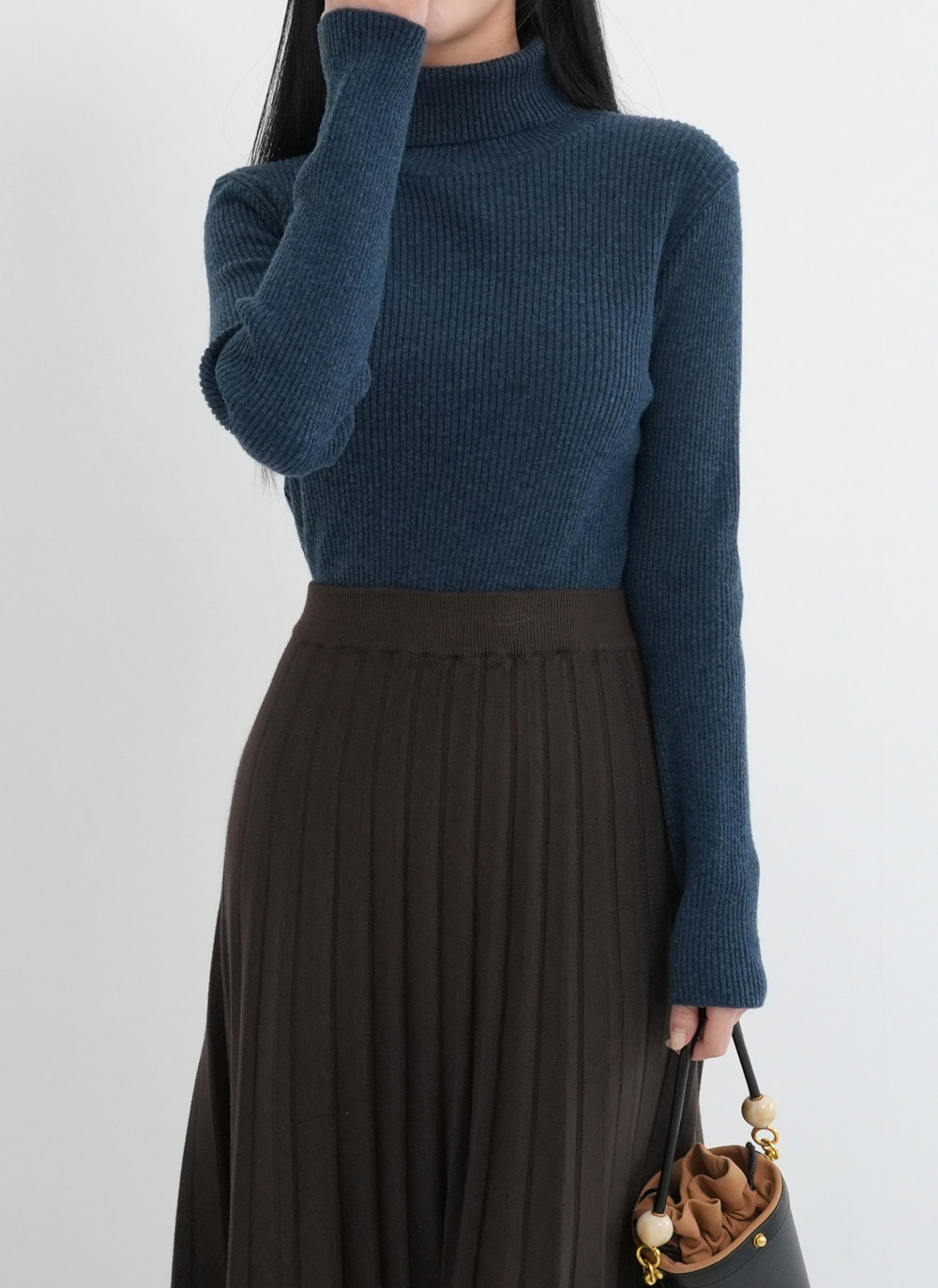 ニットプリーツスカート | DHOLIC | 詳細画像8