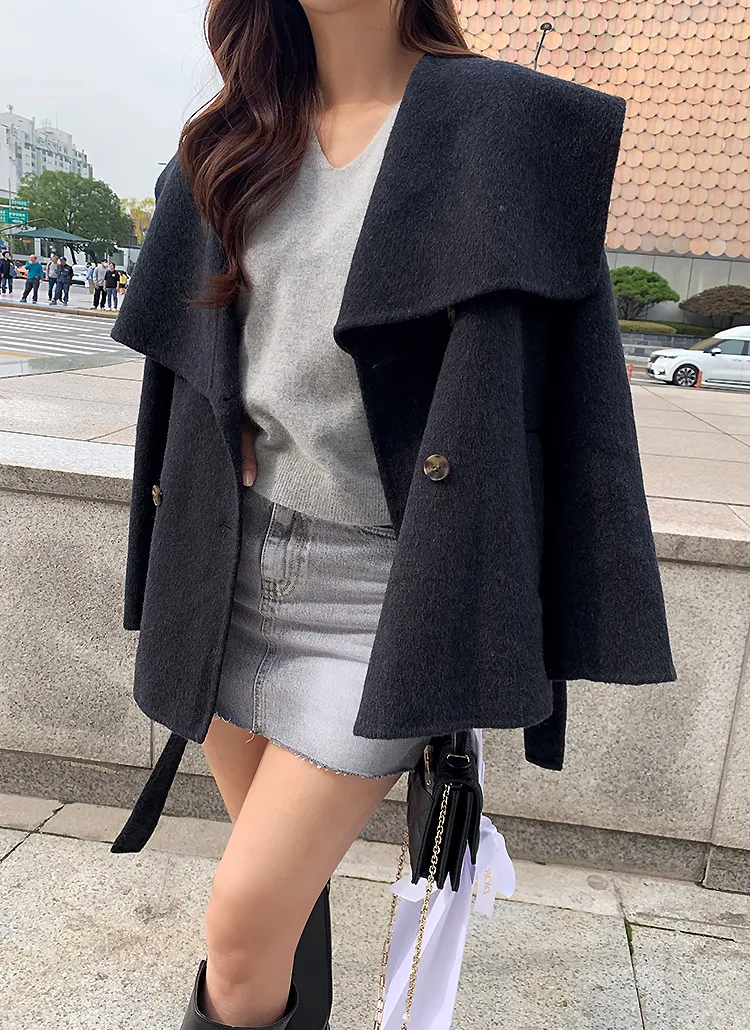 セーラーカラーショールハンドメイドジャケット | minagram | 詳細画像1