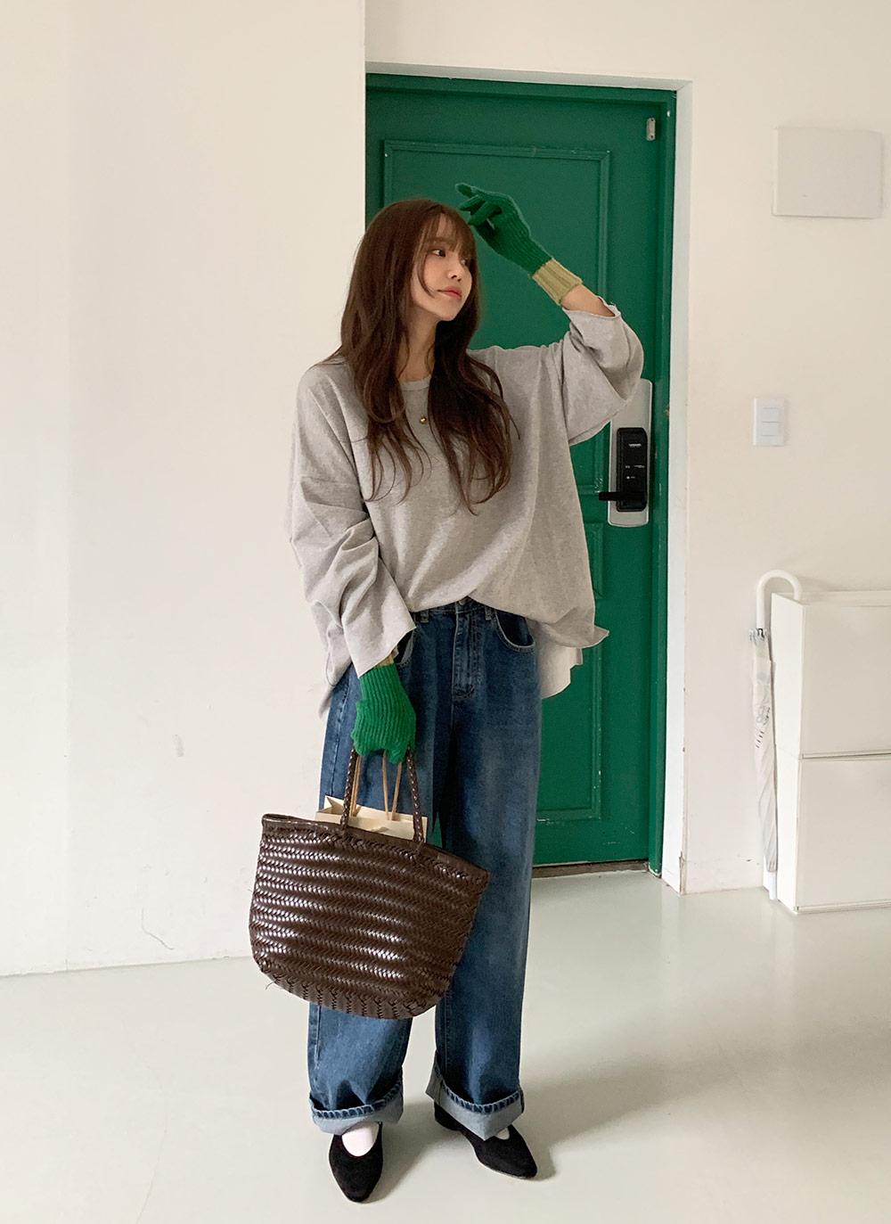 アジャストストラップデニムパンツ | DHOLIC | 詳細画像6
