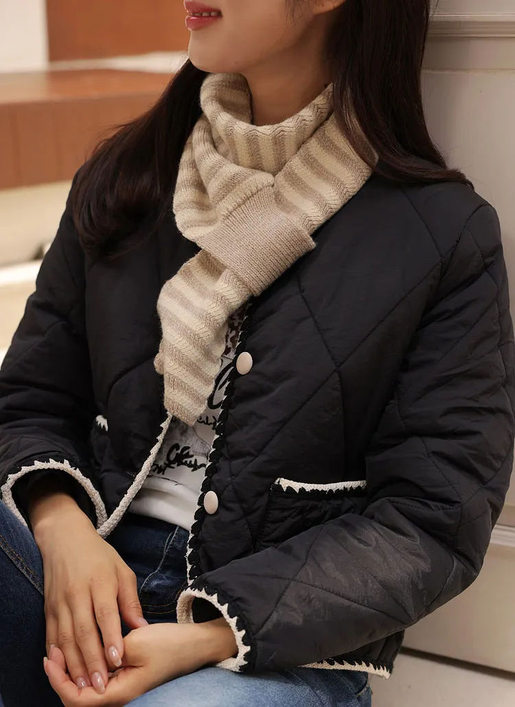 ボーダニットマフラー | clicknfunny | 詳細画像1