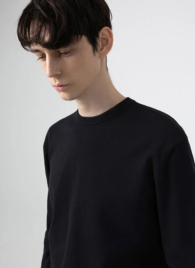[UNISEX]ラウンドシンプルニット | 詳細画像1
