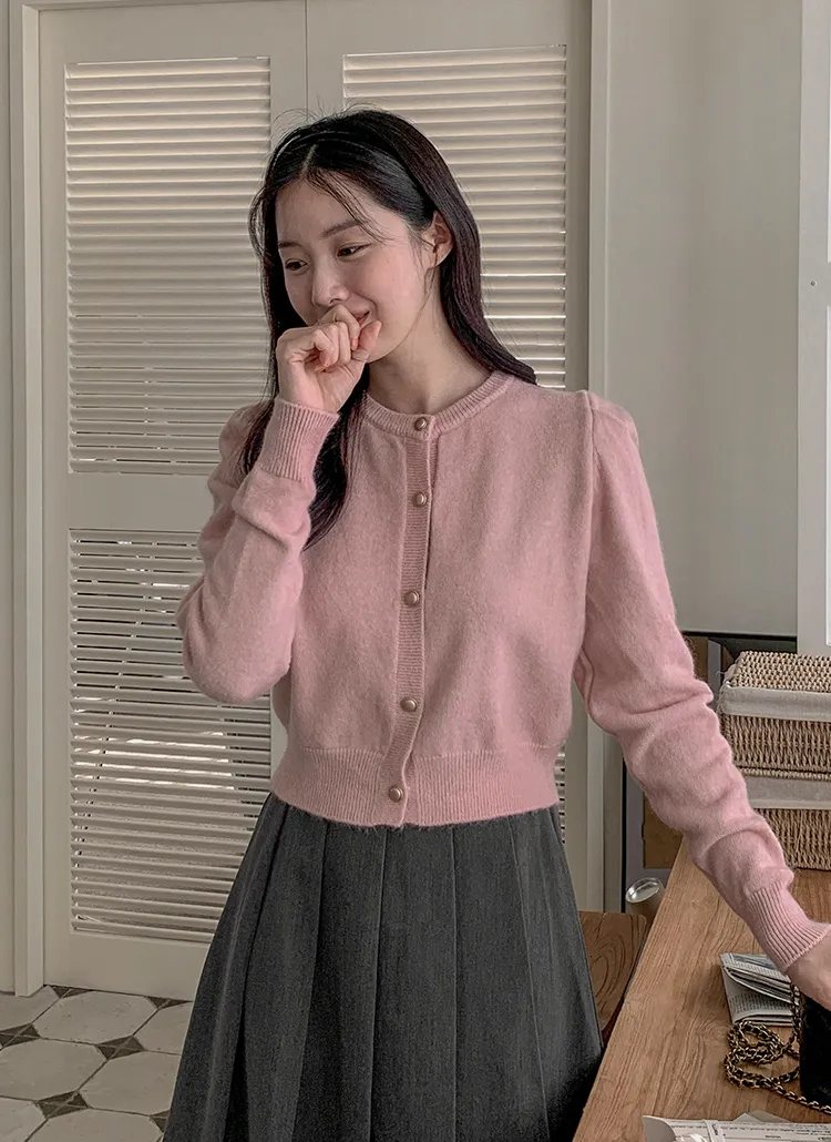 パフスリーブカーディガン | レディースファッション通販 - DHOLIC 