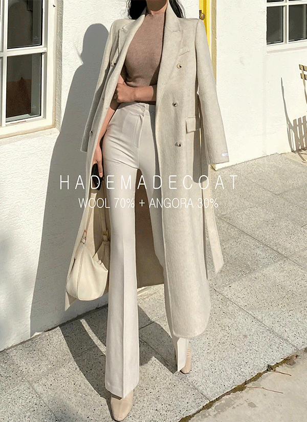アンゴラ混ハンドメイドコート | レディースファッション通販 - DHOLIC