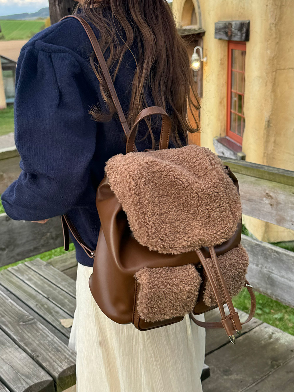 ボアポケットバッグパック | レディースファッション通販 - DHOLIC 【定価¥138.000円】rag&bone レザーリュック