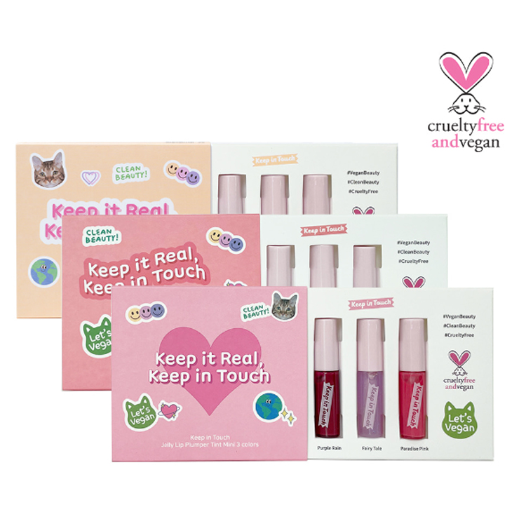 キープインタッチ] ゼリーリップインプランパーティントミニ3種SET