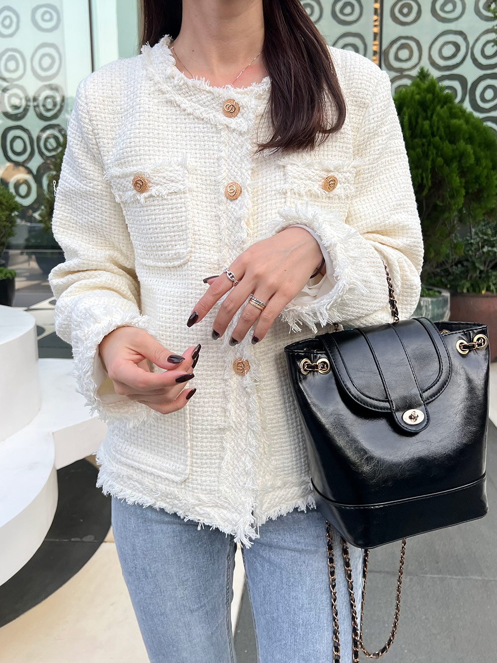 フリンジツイードジャケット | 詳細画像2