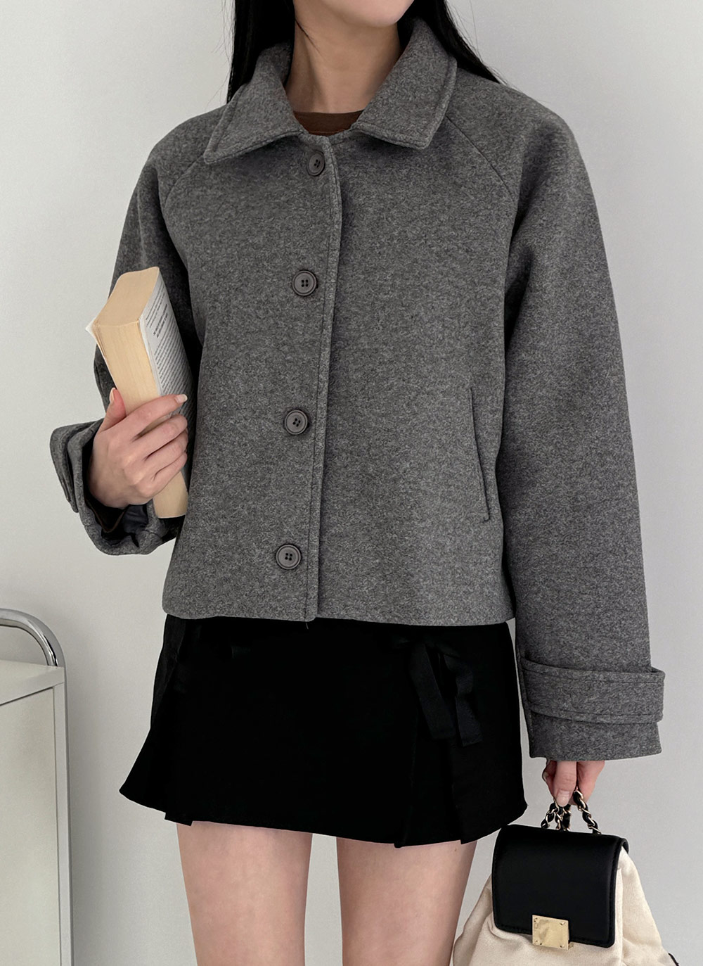 ラグランショートジャケット | DHOLIC | 詳細画像7